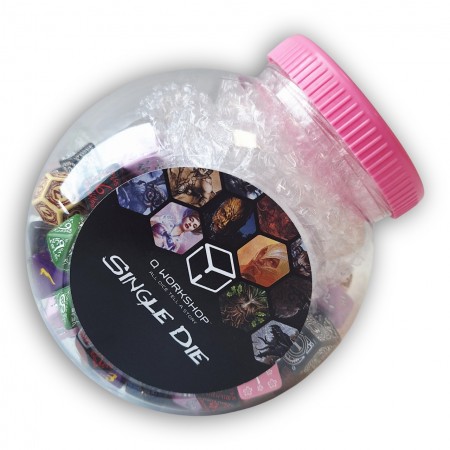 Kauliukų rinkinys D4, D6, D8, D10, D12, D20 ir D100 150 vnt. Q-workshop